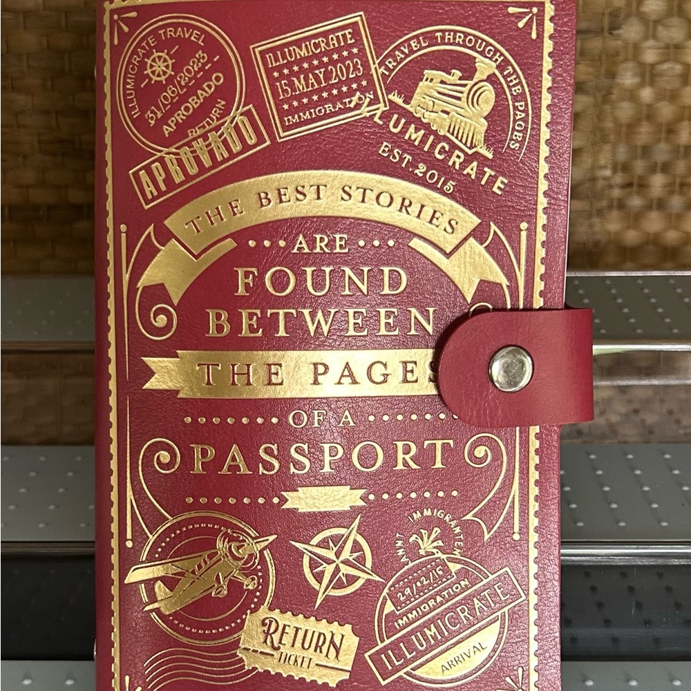Ilumicrate Exclusive Bookish  Sticker collecting book Passport.